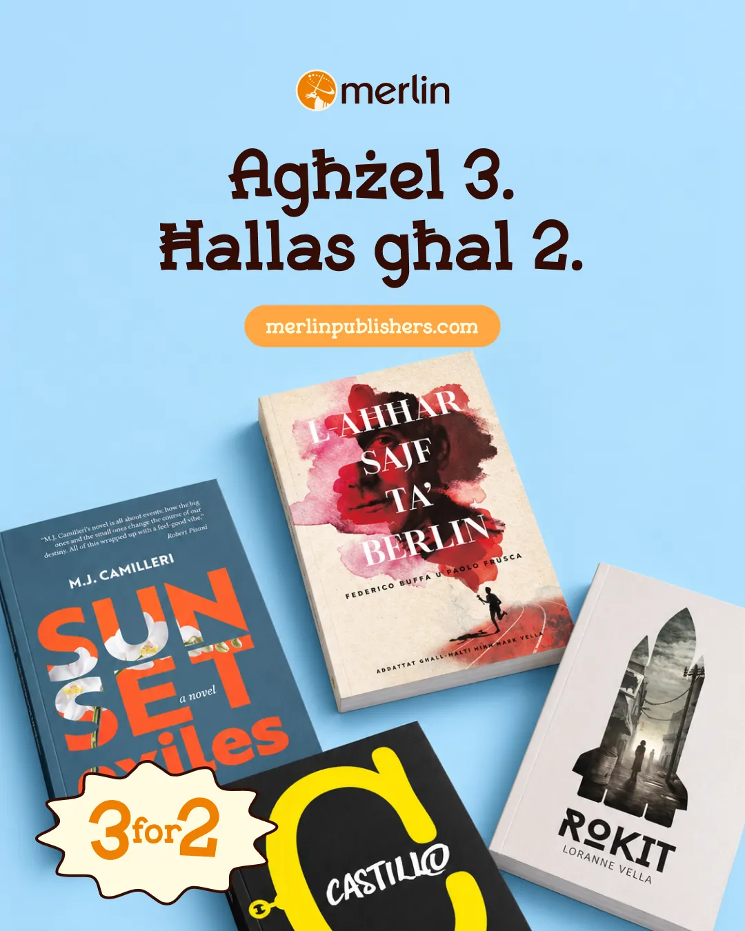 Merlin Publishers offer ad