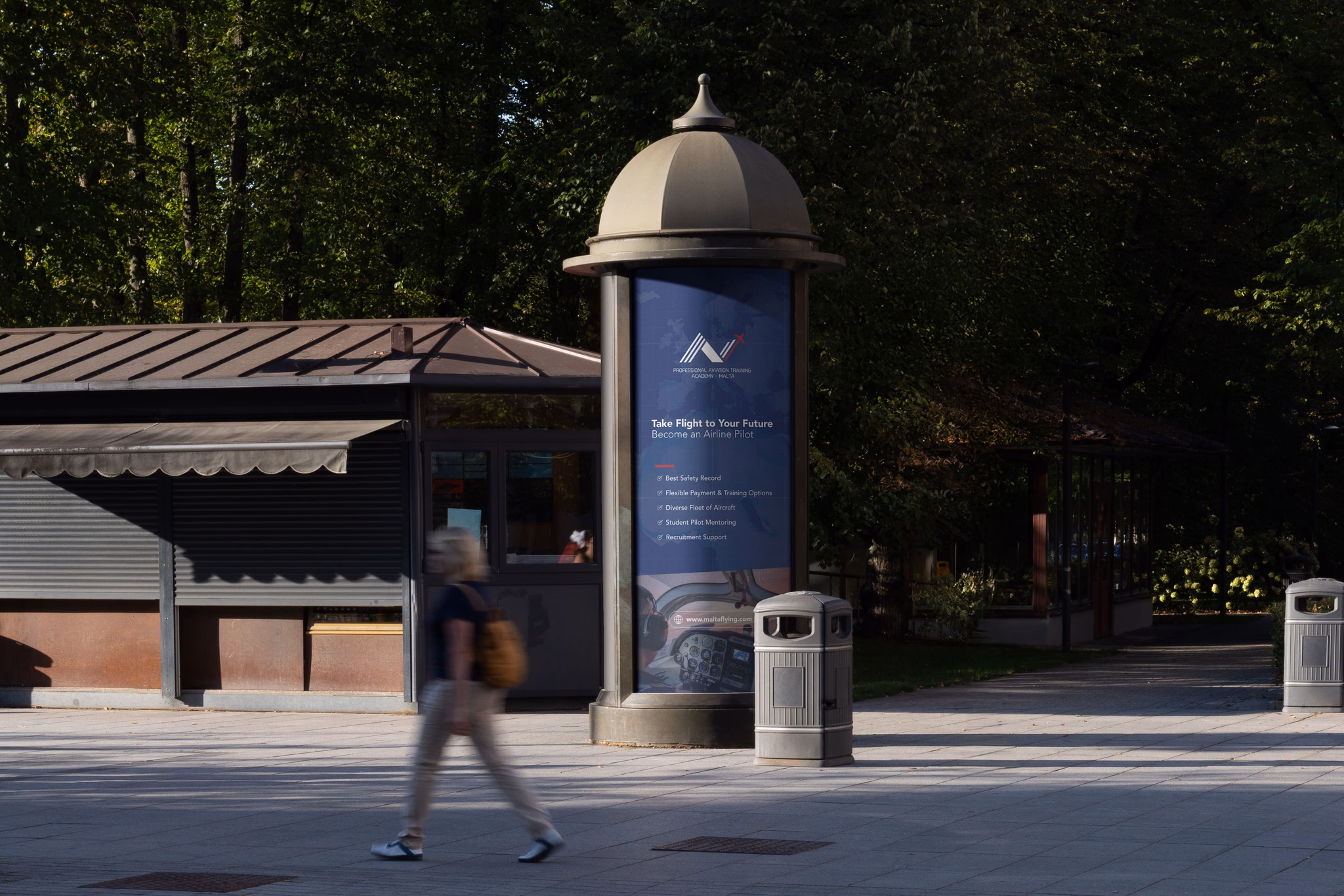 PATA poster on a city advertising column